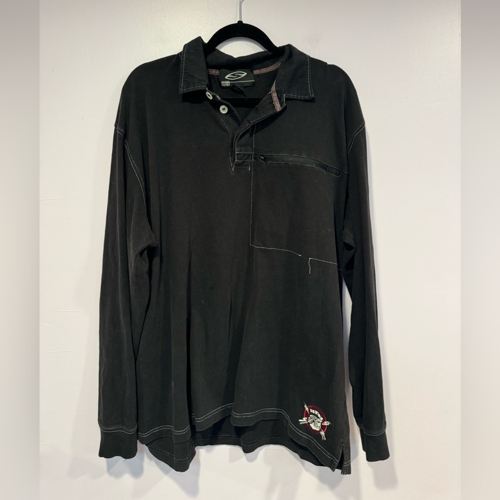 Black smith long sleeve shirt‎